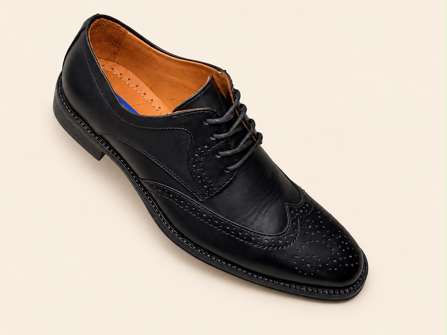 Derby full brogue, color Negro
